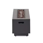 Christopher Knight Home Khaden Set salotto da esterno a 4 posti in vimini con braciere