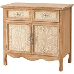 Credenza con cassetti e ante Heynemo, mobile da cucina, credenza a buffet, organizer in legno