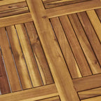 Set Divano a 3 Posti e Tavolino da Caffè da Esterno Christopher Knight Home Sewell in Legno di Acacia e Vimini