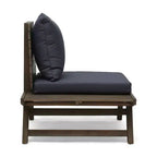 Christopher Knight Home Sedona Salotto da Esterno a 4 Posti in Legno di Acacia con Cuscini