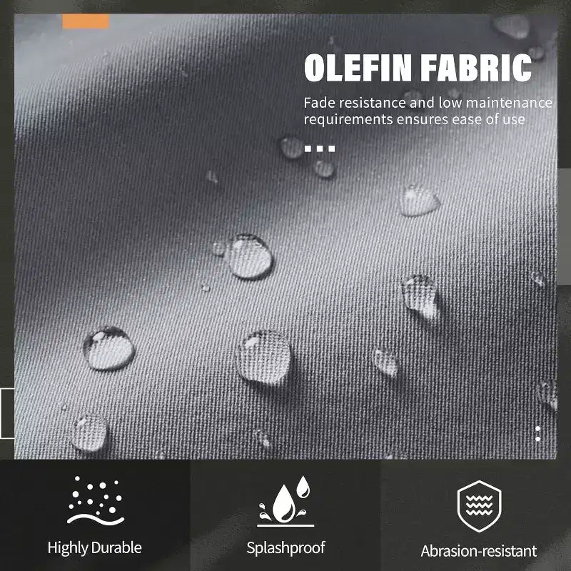 Ensemble de mobilier de jardin en aluminium Heynemo avec table brasero, mobilier d'extérieur en métal 4 pièces avec coussins pour jardin