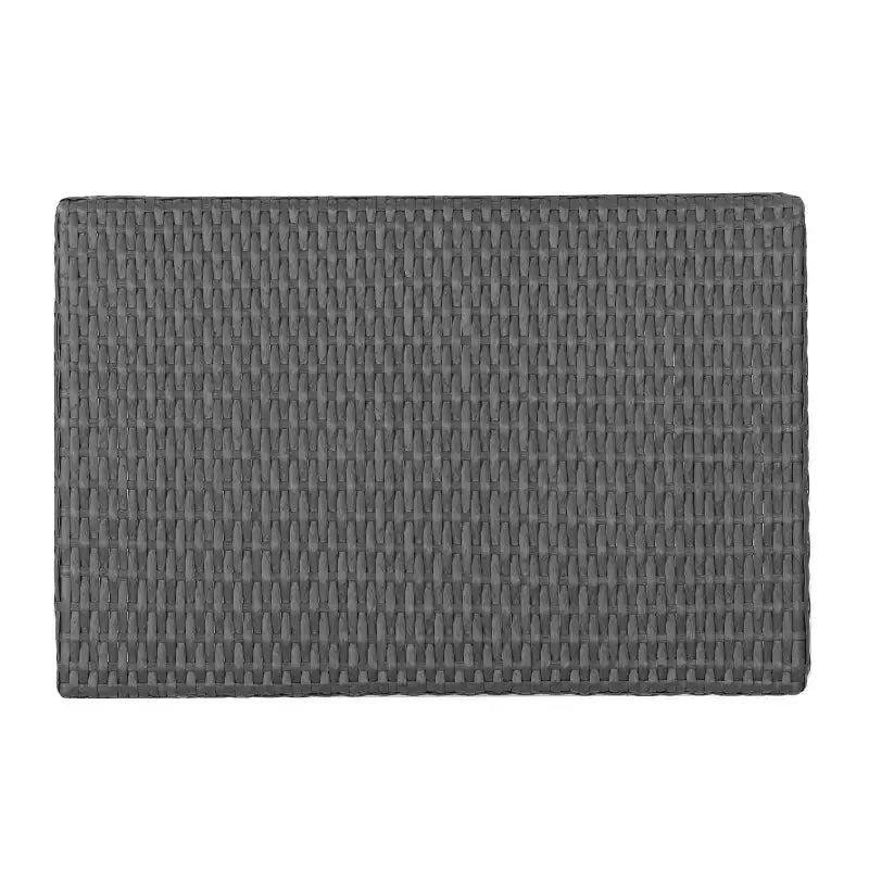 GDFStudio Soleil Set Salotto a Sdraio Regolabile da Esterno in Vimini a 3 Pezzi con Braccioli
