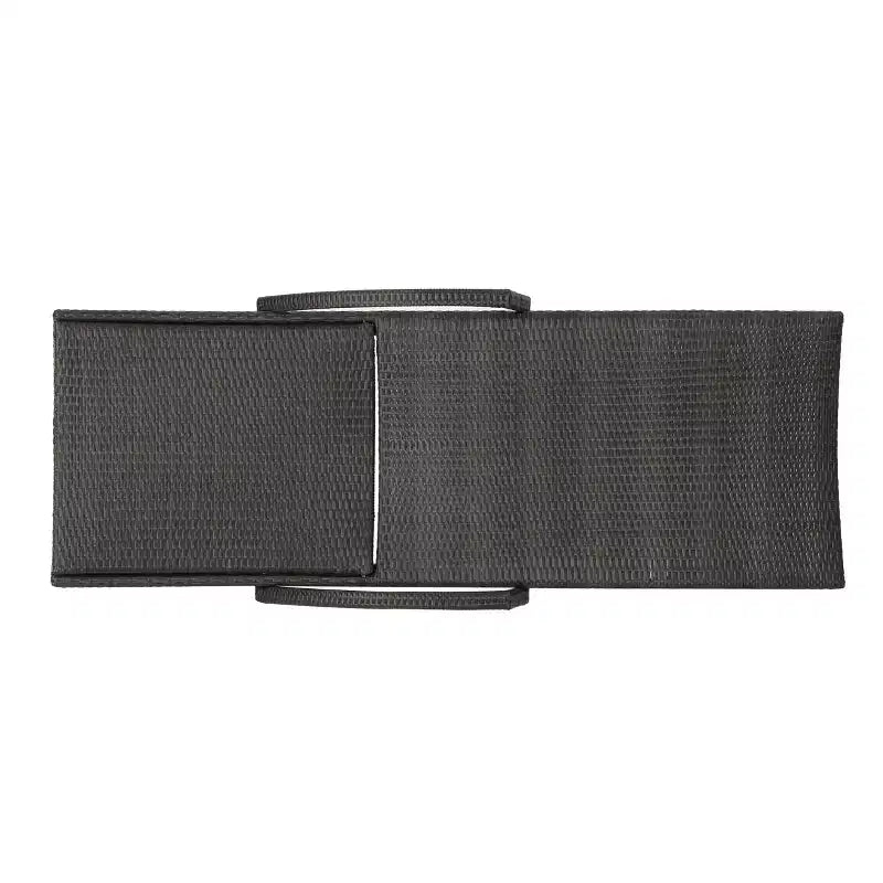 GDFStudio Soleil Set Salotto a Sdraio Regolabile da Esterno in Vimini a 3 Pezzi con Braccioli