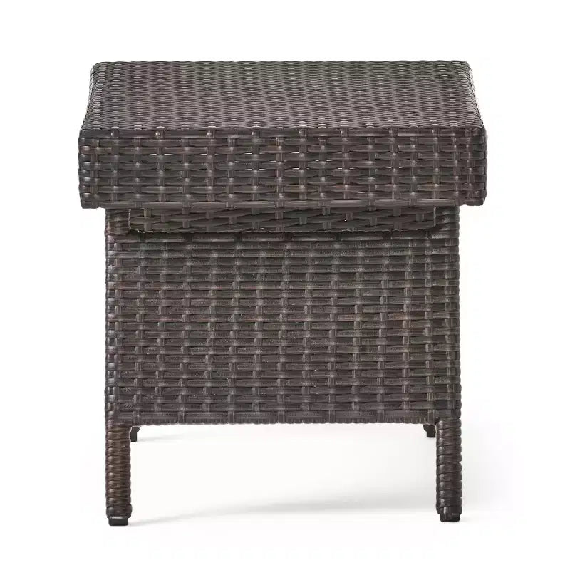 GDFStudio Soleil Set Salotto a Sdraio Regolabile da Esterno in Vimini a 3 Pezzi con Braccioli