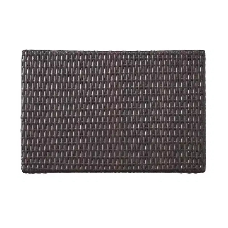 GDFStudio Soleil Set Salotto a Sdraio Regolabile da Esterno in Vimini a 3 Pezzi con Braccioli