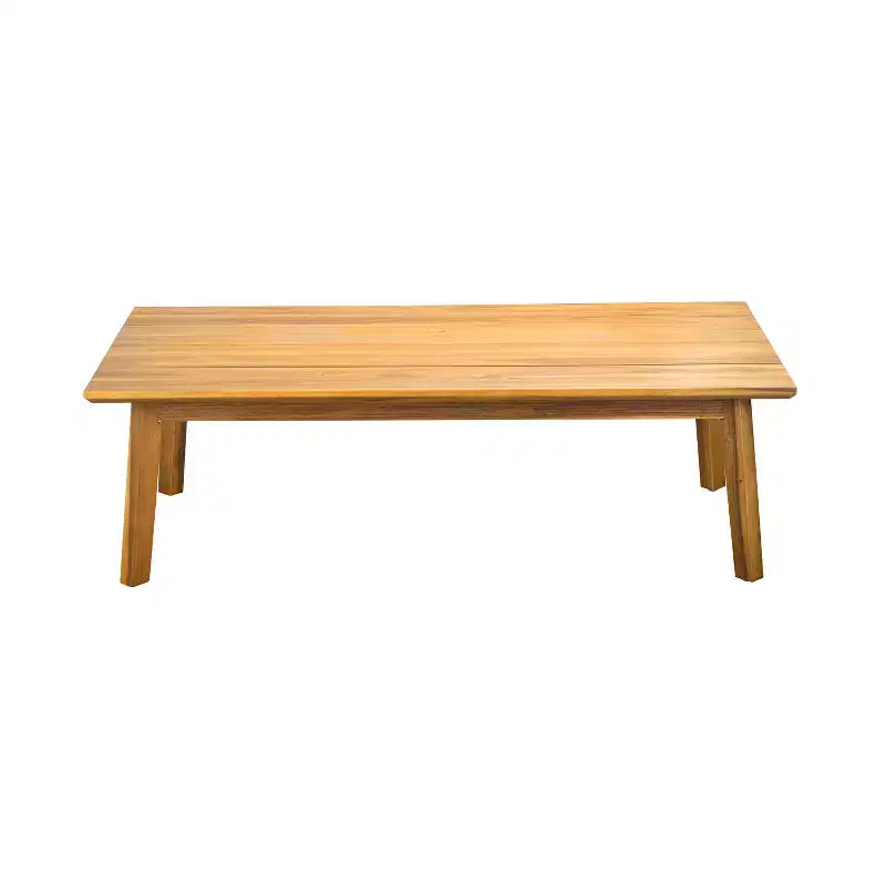 Christopher Knight Home Olympia, set da 4 pezzi per esterni in legno di acacia, beige/teak