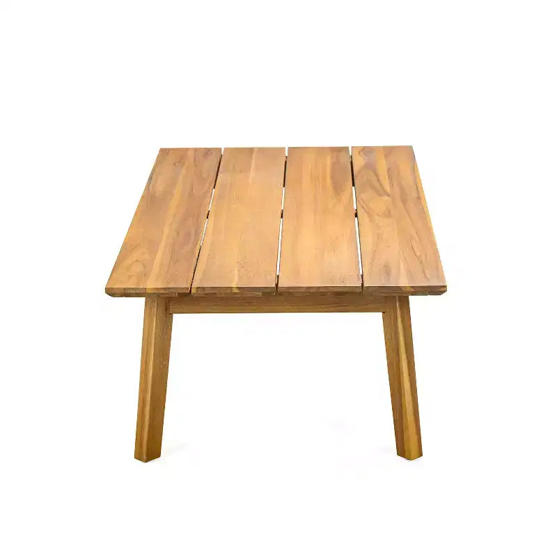 Christopher Knight Home Olympia, set da 4 pezzi per esterni in legno di acacia, beige/teak
