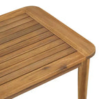 Christopher Knight Home Osborn Set 4 Pezzi da Esterno con Cuscino, in Legno di Acacia, Design a Doghe, Teak/Beige