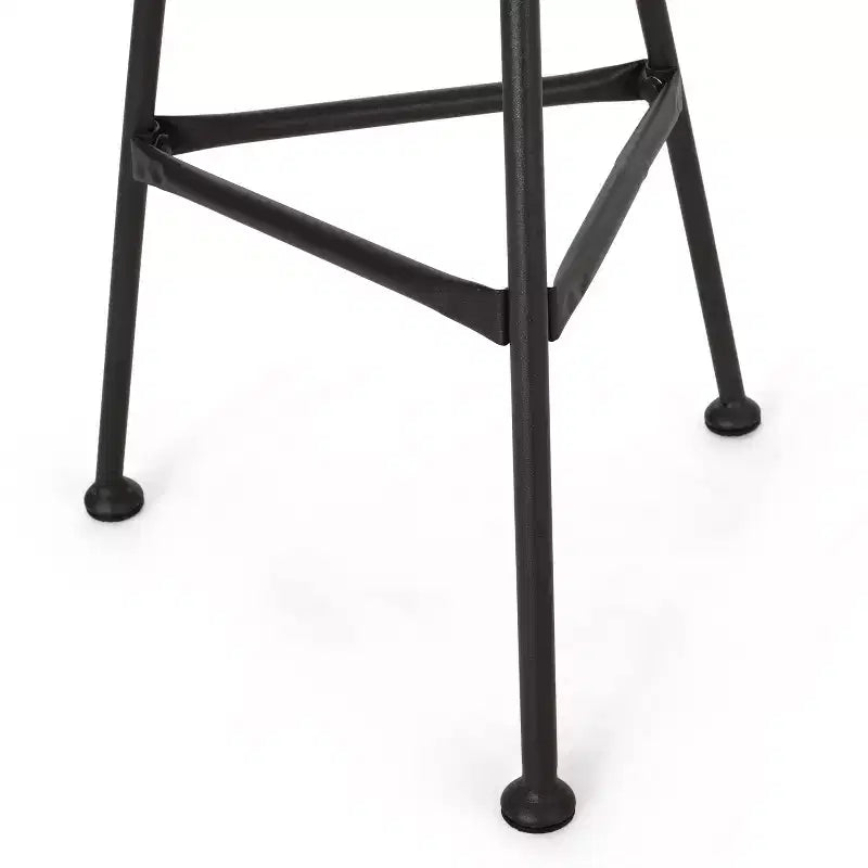 Christopher Knight Home Spinnaker Set Salotto da Esterno Boho 3 Pezzi in Vimini e Vetro Temperato, Marrone Chiaro/Nero