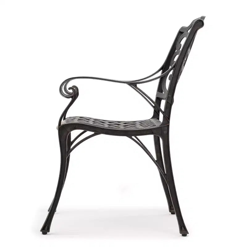 Christopher Knight Home Lola Set salotto da 3 pezzi in alluminio per esterni, bronzo