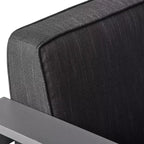 Christopher Knight Home Crested Bay Set Salotto da Esterno in Alluminio 3 Pezzi con Tavolino a C