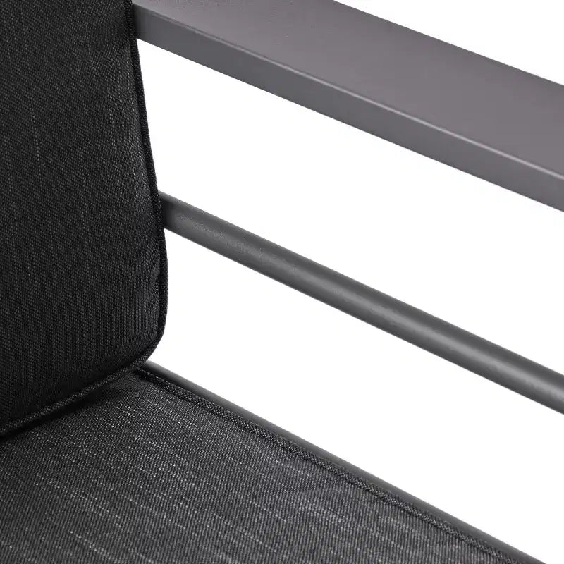 Christopher Knight Home Crested Bay Set Salotto da Esterno in Alluminio 3 Pezzi con Tavolino a C