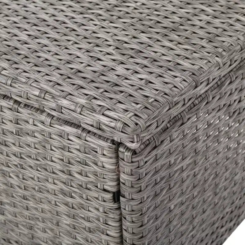 Christopher Knight Home Puerta, set da 4 mobili da esterno in vimini con cuscini per conversazione