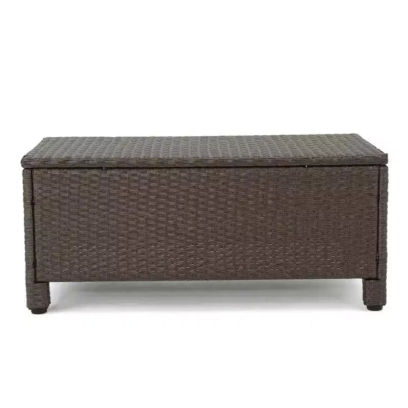 Christopher Knight Home Puerta, set da 4 mobili da esterno in vimini con cuscini per conversazione