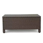 Christopher Knight Home Puerta, set da 4 mobili da esterno in vimini con cuscini per conversazione
