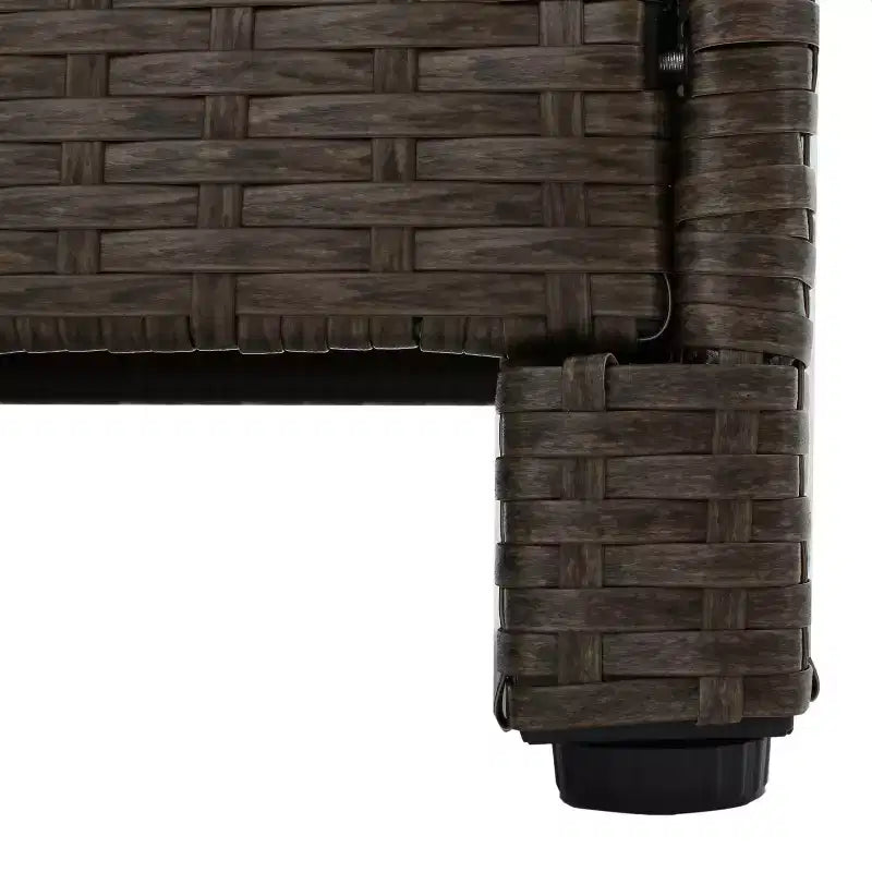 Christopher Knight Home Puerta, set da 4 mobili da esterno in vimini con cuscini per conversazione