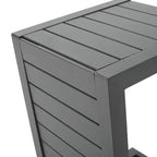 Christopher Knight Home Aviara Set da conversazione da esterno a 3 pezzi in alluminio con tavolino a C