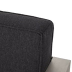 Christopher Knight Home Aviara Set da conversazione da esterno a 3 pezzi in alluminio con tavolino a C