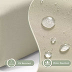 WestinTrends Avalon Salon de Jardin Modulable 6 Pièces, Gris/Marron