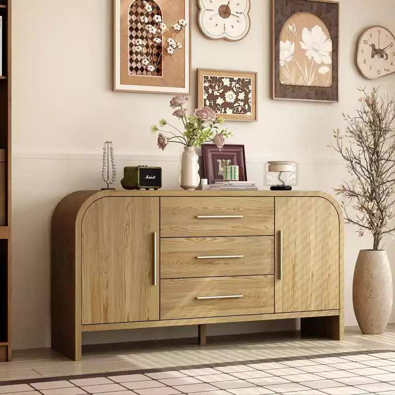 Famapy Modern Scandinavian - Style Storage Cabinet Buffet Dresser - Ideal for Living Room, Bedroom, Dining Room, and Entryway