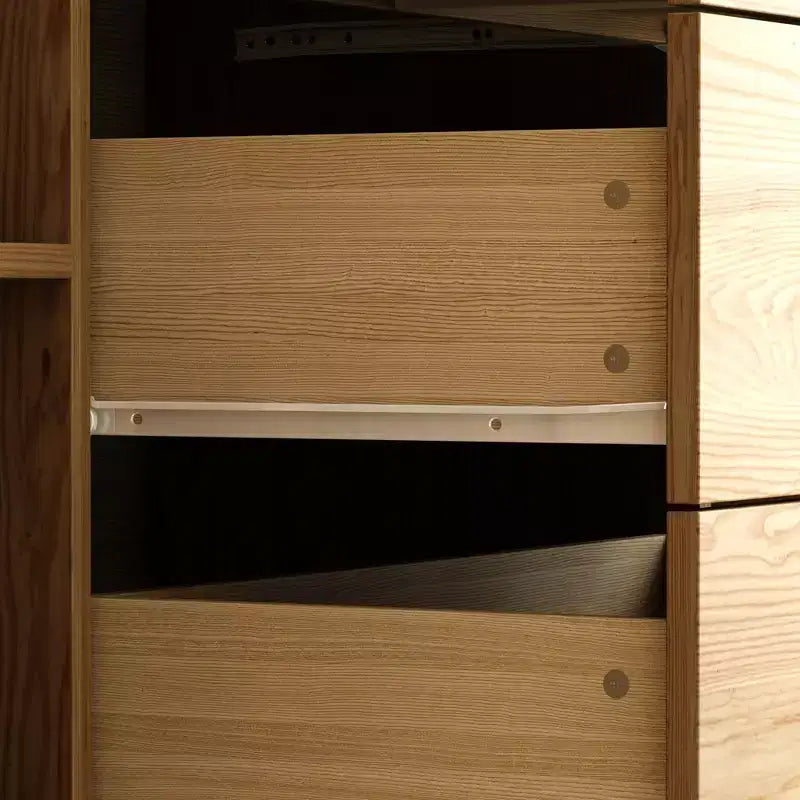 Famapy Meuble de rangement scandinave - Buffet commode - Idéal pour le salon, la chambre à coucher, la salle à manger et l'entrée