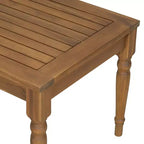 Christopher Knight Home Pendry set da conversazione da esterno a 2 pezzi in legno di acacia con cuscini resistenti all'acqua