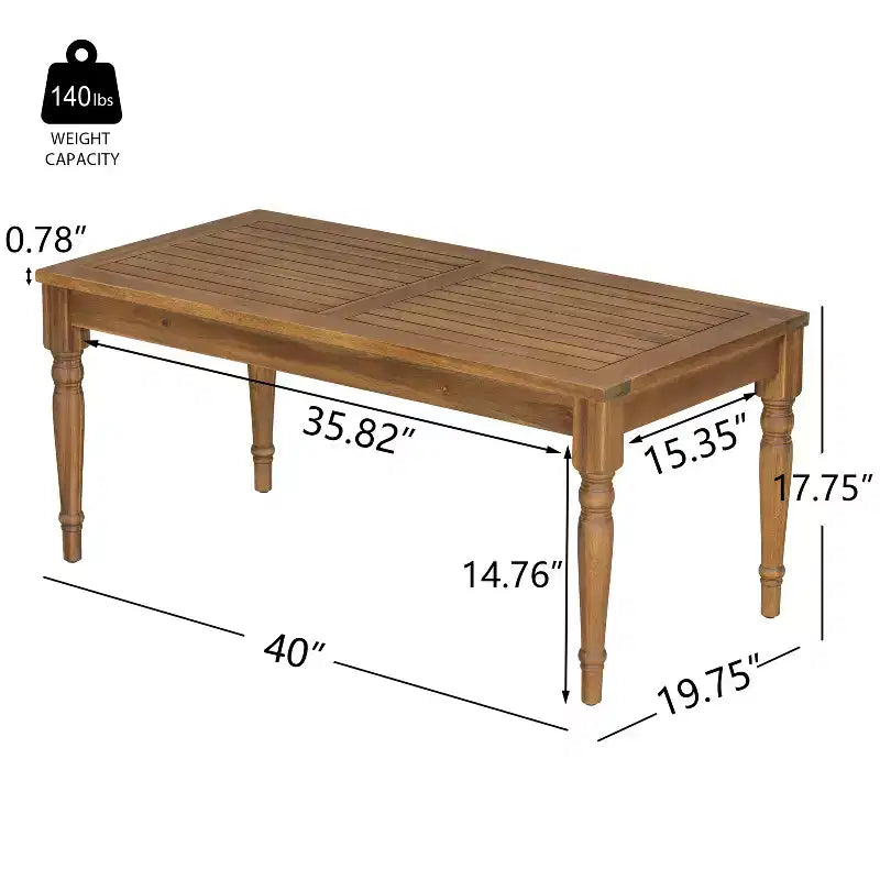 Christopher Knight Home Pendry set da conversazione da esterno a 2 pezzi in legno di acacia con cuscini resistenti all'acqua