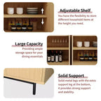 Credenza Dyonery 58 con contenitore | Mobile moderno di metà secolo con ripiani regolabili per sala da pranzo e soggiorno