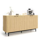 Credenza Dyonery 58 con contenitore | Mobile moderno di metà secolo con ripiani regolabili per sala da pranzo e soggiorno