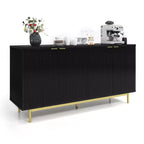 Credenza Dyonery 58 con contenitore | Mobile moderno di metà secolo con ripiani regolabili per sala da pranzo e soggiorno