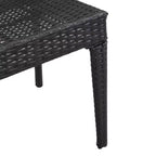 Christopher Knight Home Oleander, set da 3 pz. impilabile da conversazione con sedie in vimini per esterno, Marrone Scuro