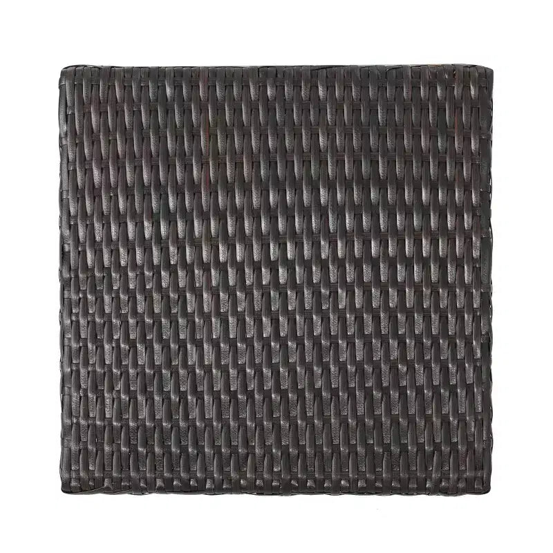 Christopher Knight Home Oleander, set da 3 pz. impilabile da conversazione con sedie in vimini per esterno, Marrone Scuro