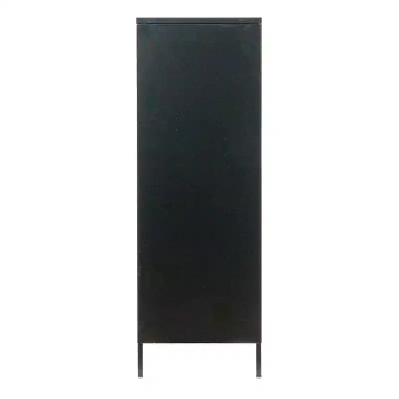 Credenza Storied Home Solstice con Ante e Ripiani, Nera