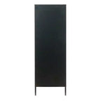 Credenza Storied Home Solstice con Ante e Ripiani, Nera