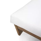 Lot de fauteuils de club d'extérieur en bois d'acacia Sherwood Christopher Knight Home avec coussins et foyer carré