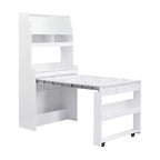 Whisen 33.5 Credenza con Cristalliera e Tavolo Pieghevole