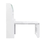 Whisen 33.5 Credenza con Cristalliera e Tavolo Pieghevole