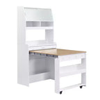 Whisen 33.5 Credenza con Cristalliera e Tavolo Pieghevole