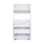 Whisen 33.5 Credenza con Cristalliera e Tavolo Pieghevole