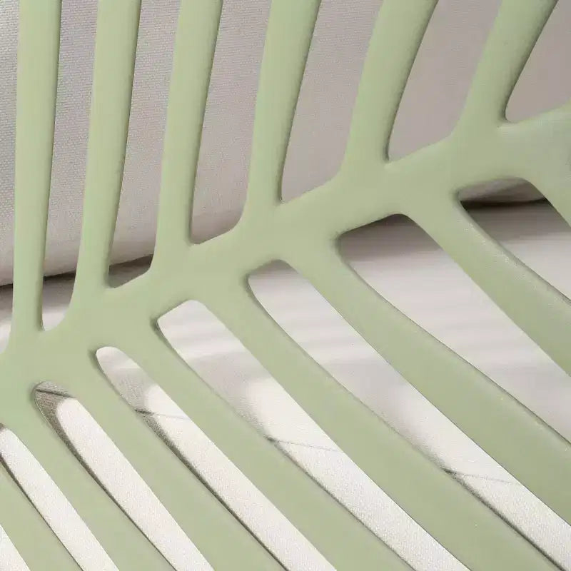 WestinTrends Playa, set modulare moderno a 4 pezzi a L in resina di polipropilene per patio, verde