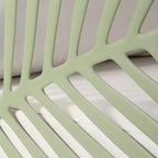 WestinTrends Playa, set modulare moderno a 4 pezzi a L in resina di polipropilene per patio, verde