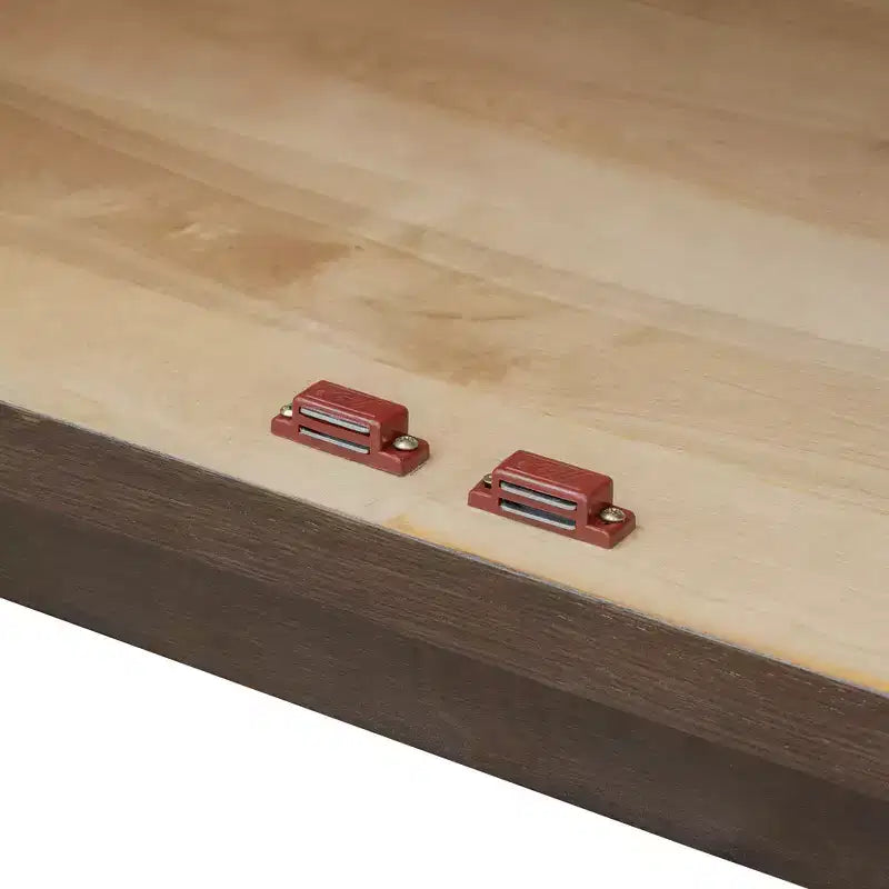 Bahut de rangement Whisen à 4 portes avec portes vitrées