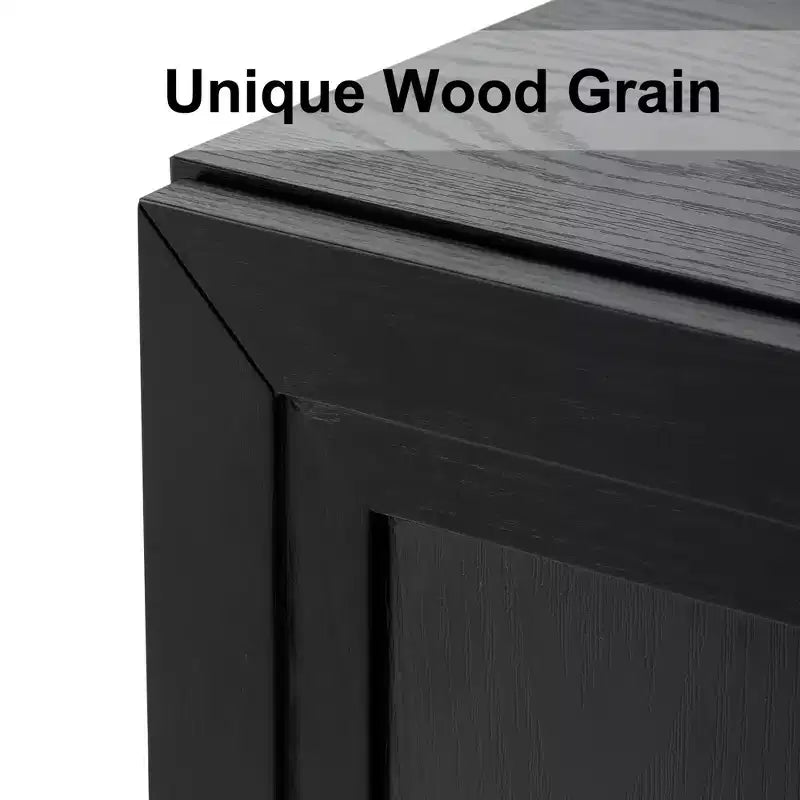 Buffet et armoire empilables en bois massif avec étagères réglables