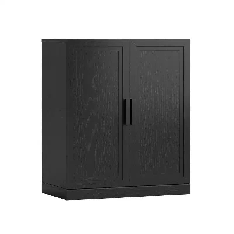 Buffet et armoire empilables en bois massif avec étagères réglables