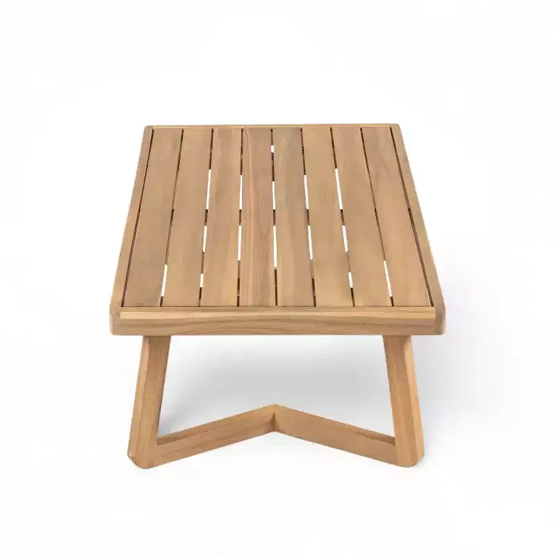 Christopher Knight Home Yantic Set da Salotto Moderno da Esterno con Divanetto e Tavolino da Caffè in Legno di Acacia con Cuscini Idrorepellenti