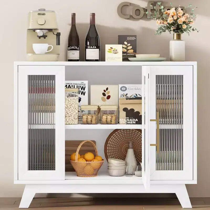 Credenza a Buffet con Vano Contenitore, 36 Pollici