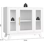 Credenza a Buffet con Vano Contenitore, 36 Pollici