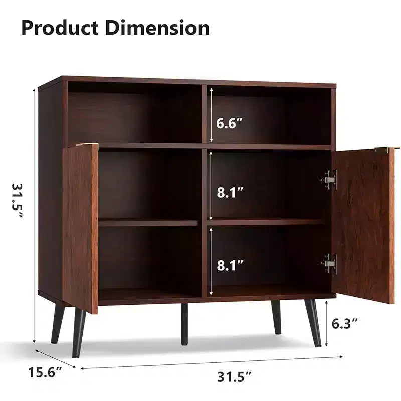 Credenza da buffet con cassetti, credenza da 80 cm con ante, mobile da caffè