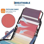 Sedia da campeggio, sedia da spiaggia portatile, sedia pieghevole Sling, per spiaggia, cortile, picnic, viaggio