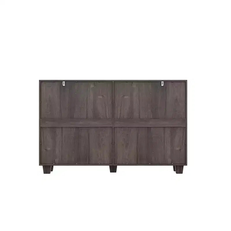 Famapy Credenza a buffet per fattoria, armadio contenitore, comò, armadio decorativo con 6 cassetti, comò in legno bianco per camera da letto, soggiorno, corridoio